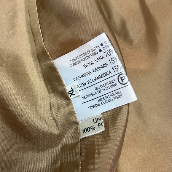 Brooks Brothers Cashmere Vintage Coat -above the knee length. Sz XL - Picture 7 of 16